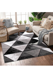 Axel Modern Triangle Pattern Rug