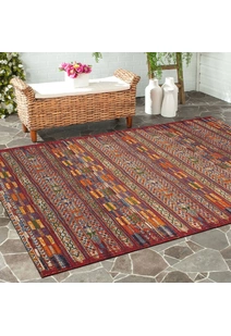 Aperto Geometric Flatweave Rug