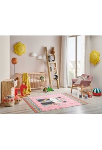 Candy Panda Bear Kids Rug