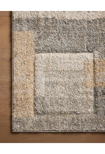 Cremona Geometric Carved Rug