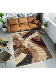 Eliza Carved Modern Wavy Rug