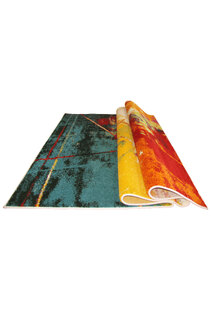 Ellen Multi Coloured Modern Rug