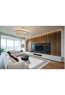 Fendi Geometric Border Rug