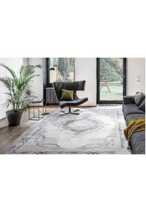 Fendi Emobossed Medallion Rug