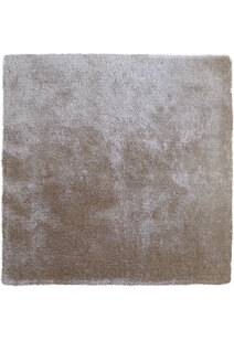 Luxe Plain Brown Shaggy Rug