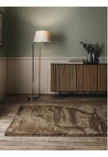 Mojito Plain Brown Shaggy Rug