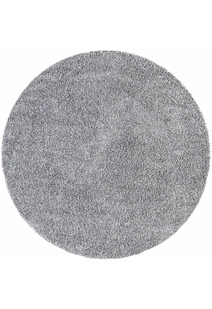 Natura Plain Grey Shaggy Rug