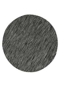 Natura Black Wool Flatweave Rug