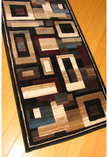 Panama Square Pattern Rug