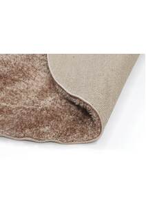 Palace Plain Beige Shaggy Rug