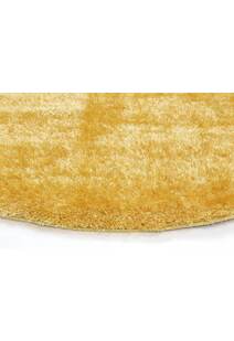 Palace Plain Yellow Shaggy Rug
