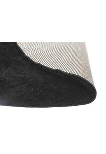 Palace Plain Black Shaggy Rug