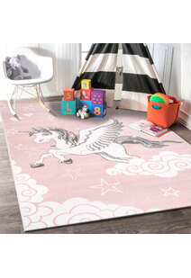 Poppy Flying Unicorn Kids Rug