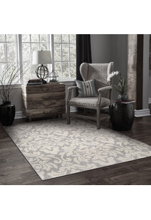 Sandy Contemporary Floral Rug