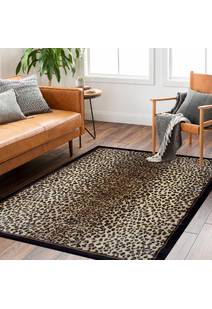 Safari Leopard Animal Print Rug