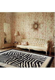 Safa Zebra Animal Print Rug