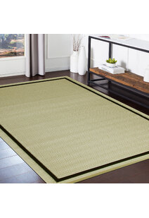 Storm Flatweave Border Rug