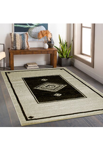 Storm Medallion Flatweave Rug