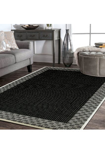 Storm Black Indoor Oudoor Rug