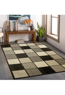 Storm Flatweave Geometric Rug