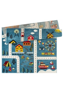 Speedy Kids Town Road Rug