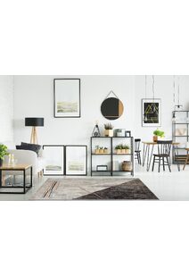 Vivid Modern Abstract Rug