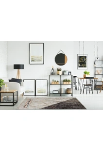 Large View Vivid Modern Abstract Rug