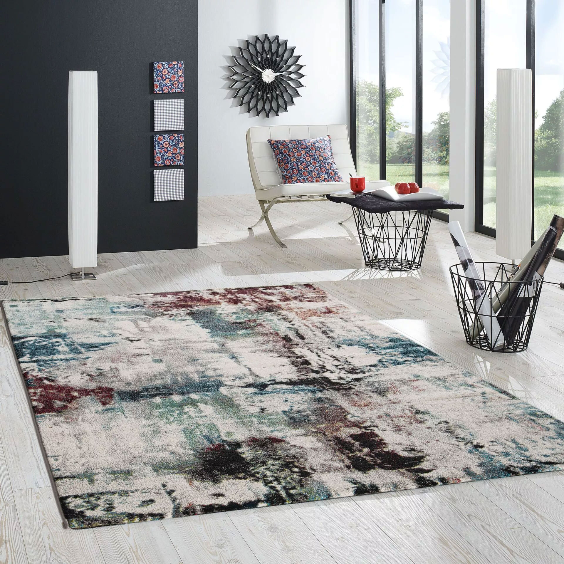 Large View Adobe Modern Grunge Rug
