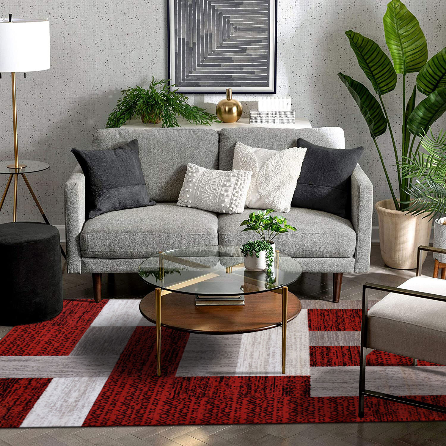 Large View Americo Modern Geometric Rug