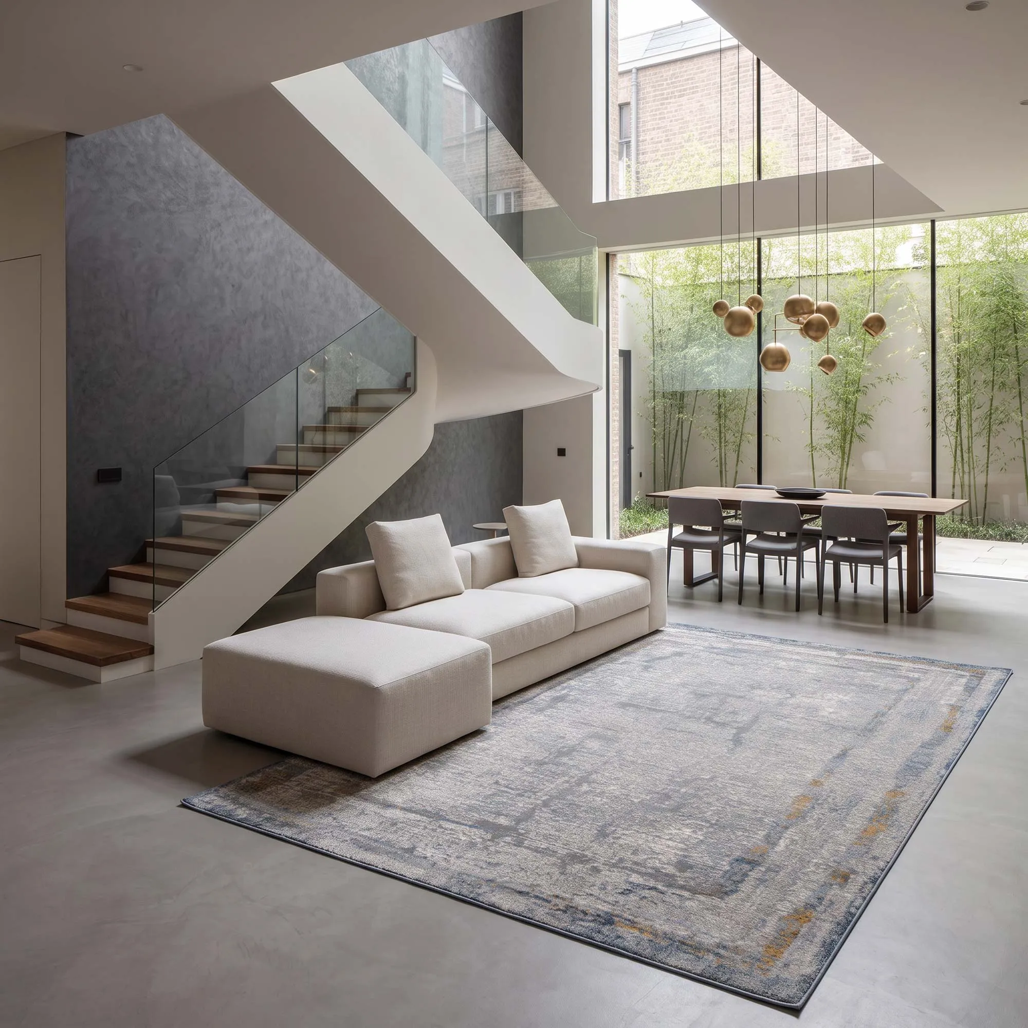 Amigo Abstract Border Rug
