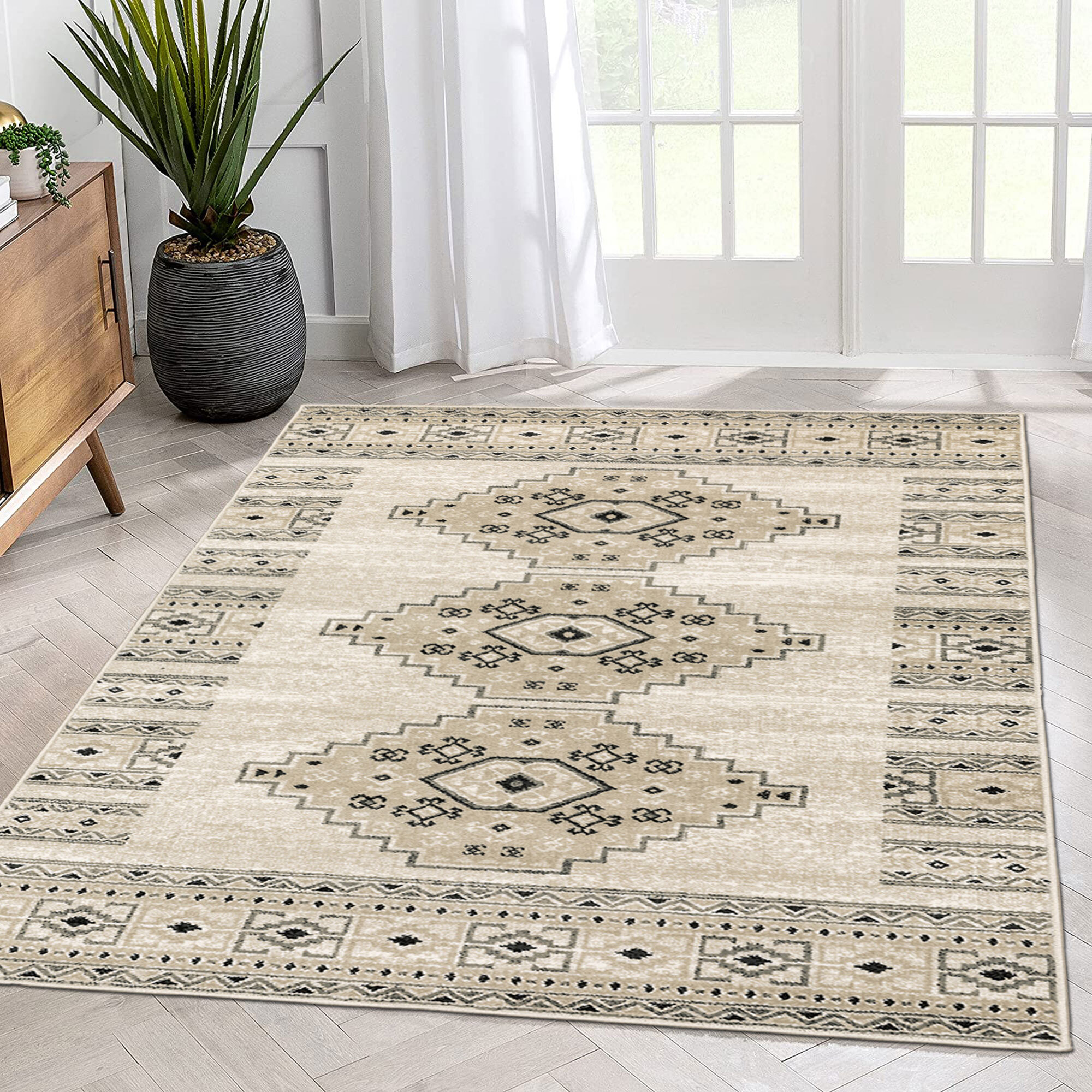 Adel Contemporary Medallion Rug