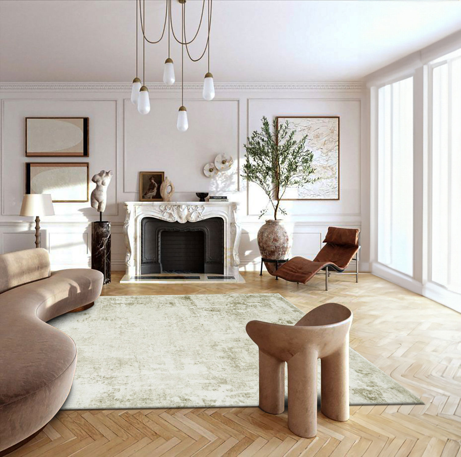 Large View Cato Contemporary Abstract Rug