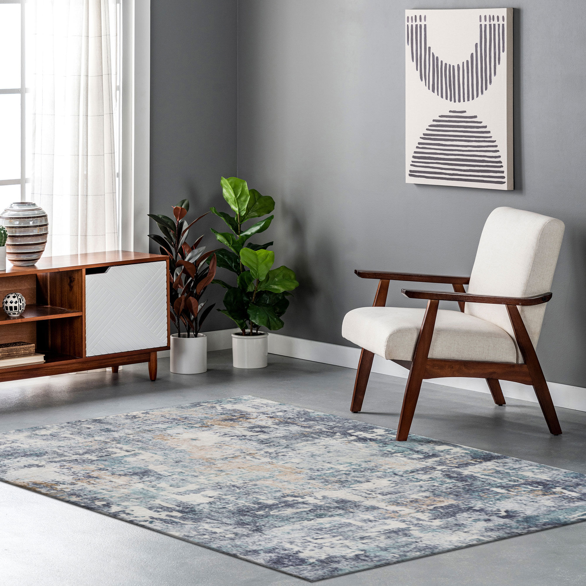 Large View Cato Contemporary Abstract Rug