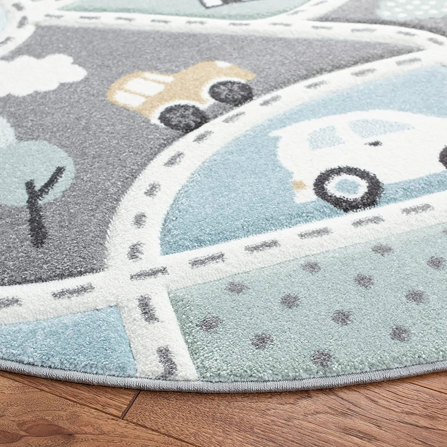 Large View Charlie Kids Road Play Mat