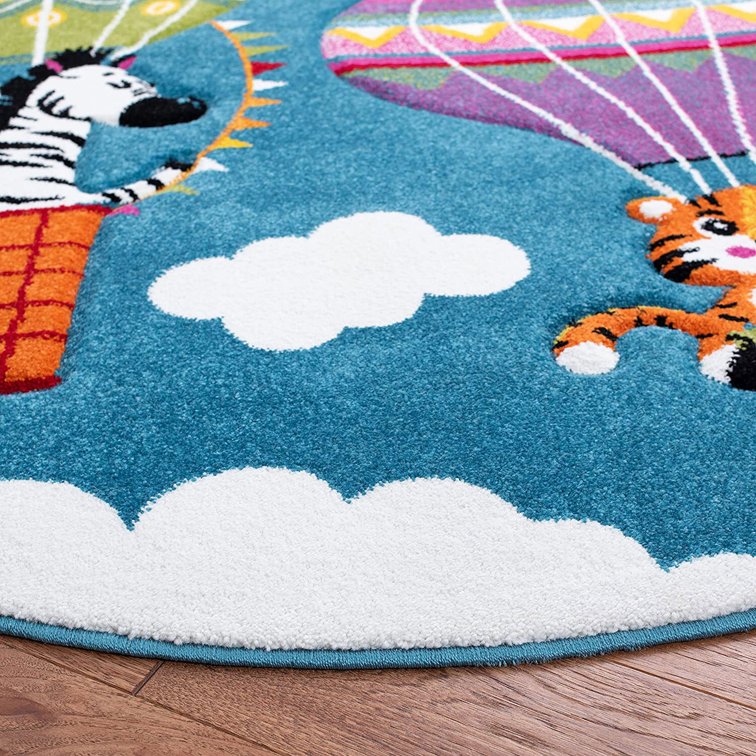 Charlie Hot Air Balloon Kids Rug