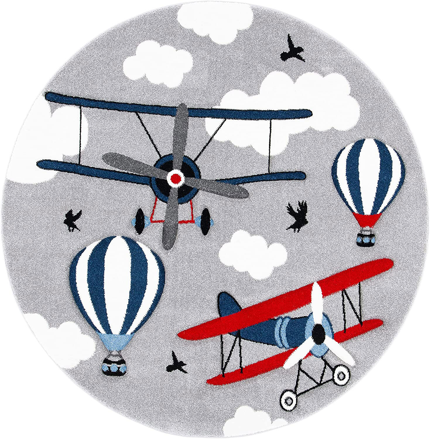 Charlie Biplane / Airplane Kids Rug