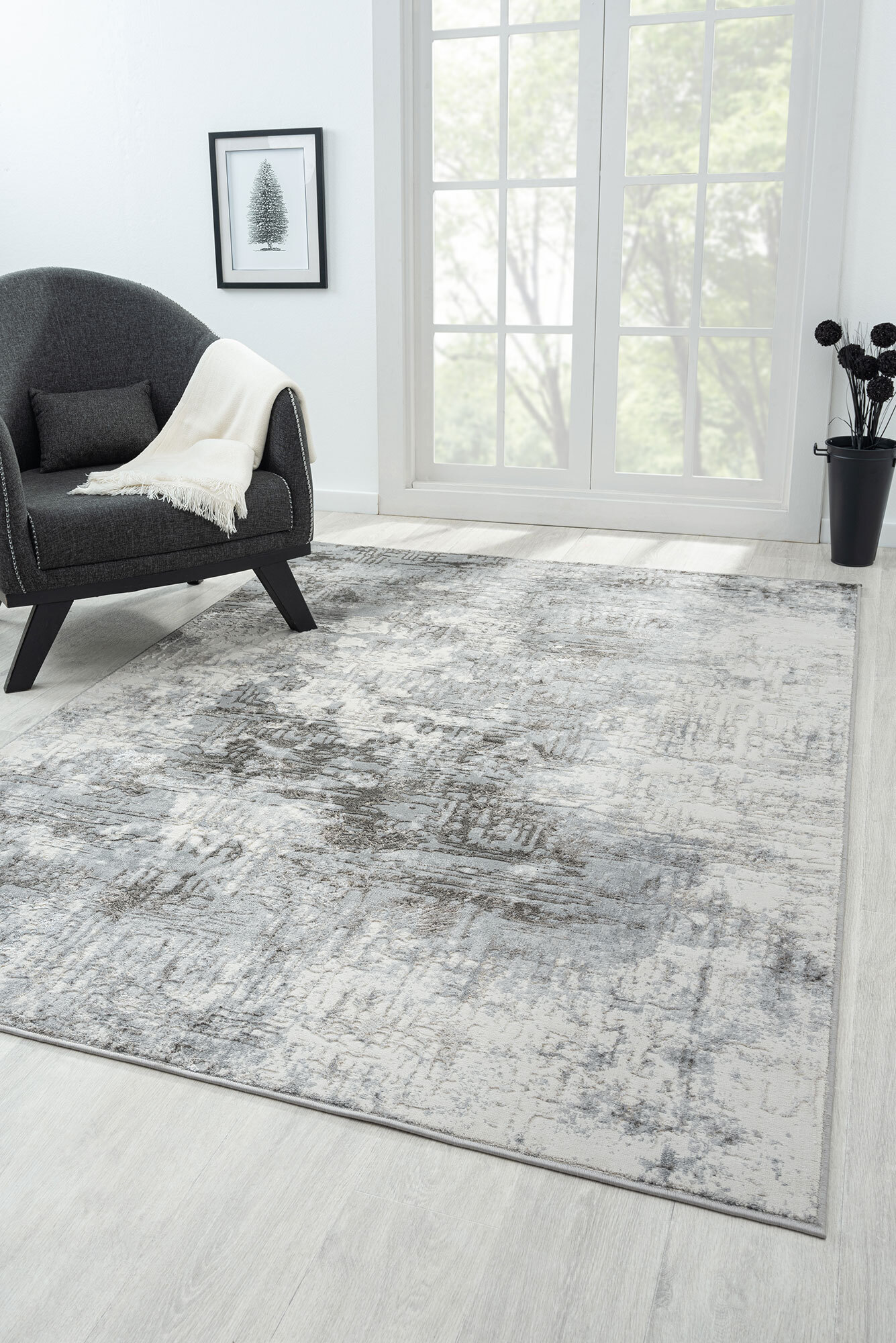 Cindy Transitional Abstract Rug