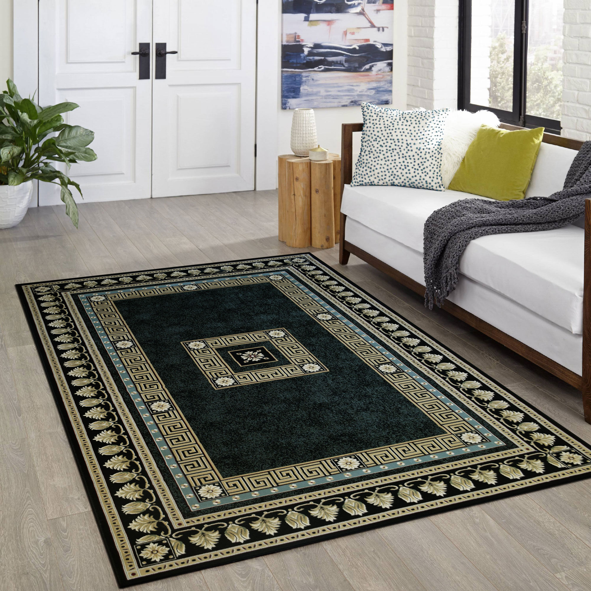 Large View Cain Transitional Medallion Rug