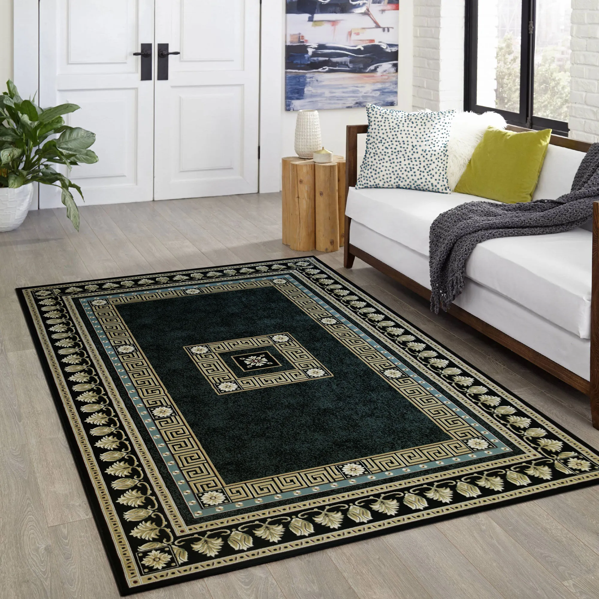 Cain Transitional Medallion Rug