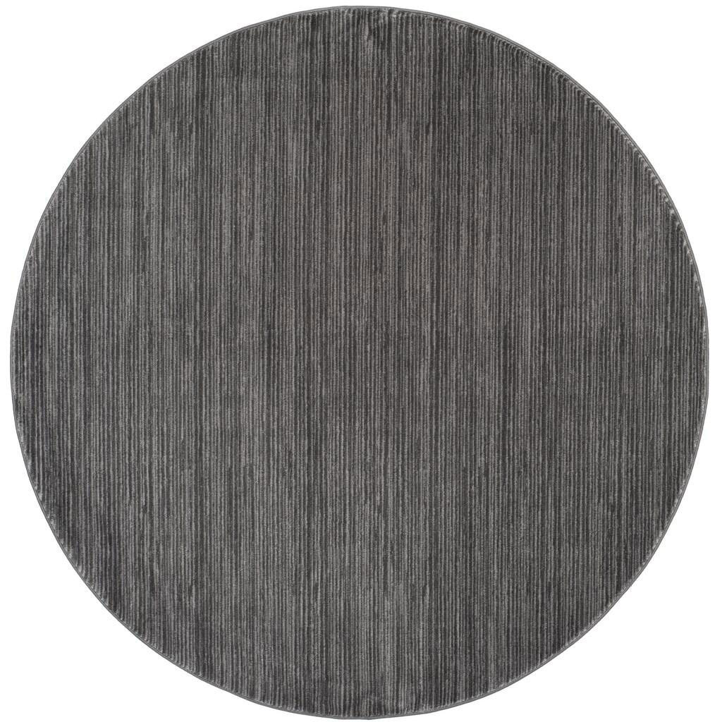 Large View Domani Modern Plain Grey Rug