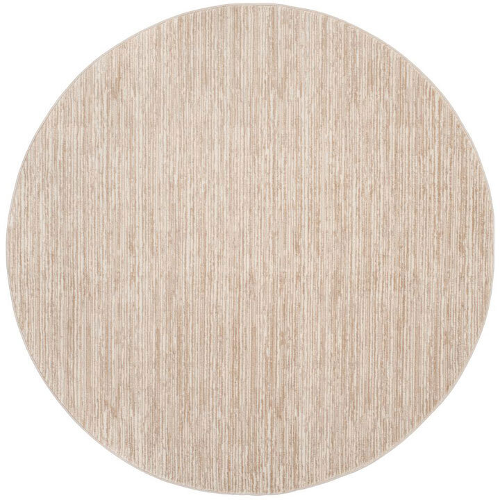 Large View Domani Modern Plain White Rug