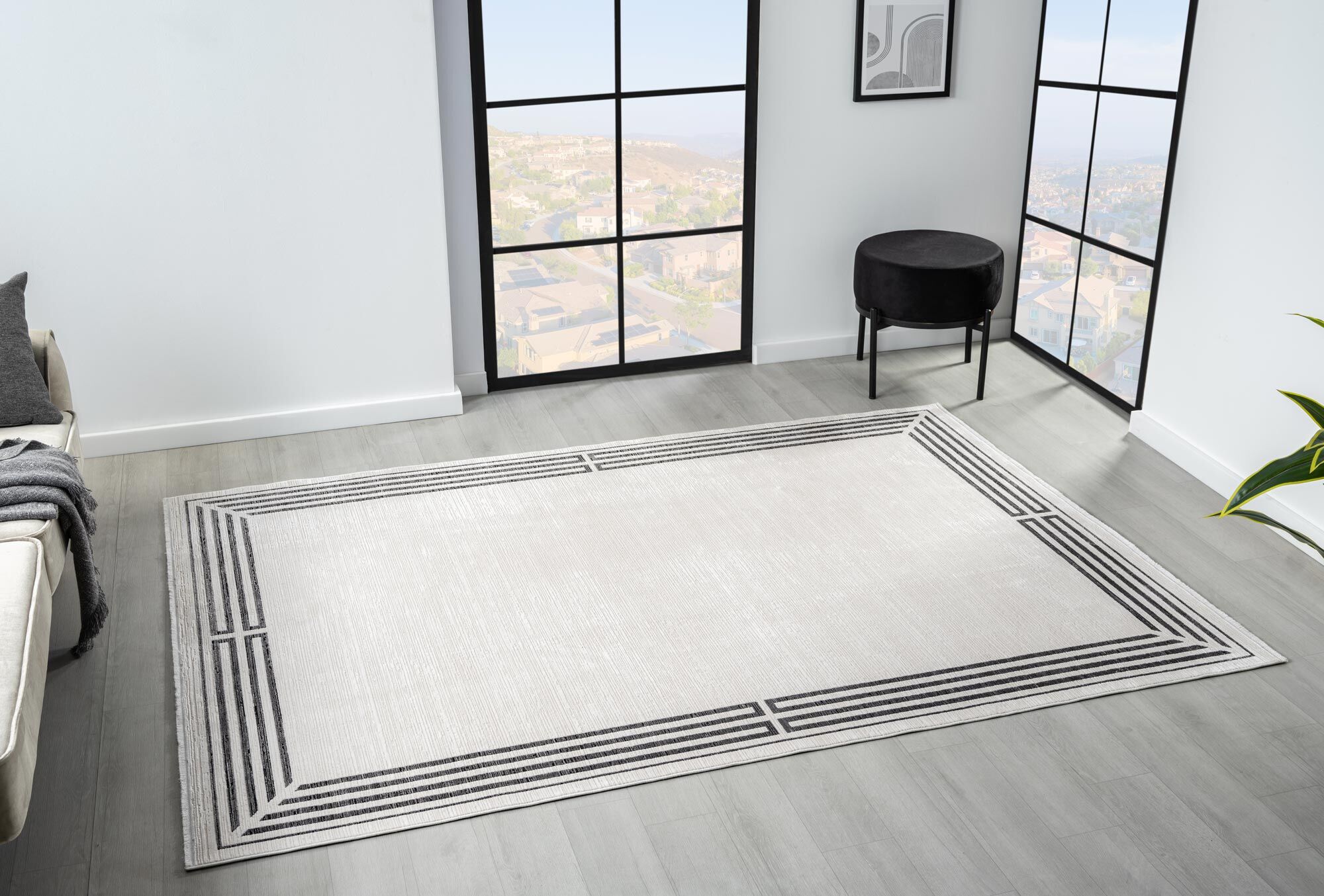 Fendi Plain Border Rug
