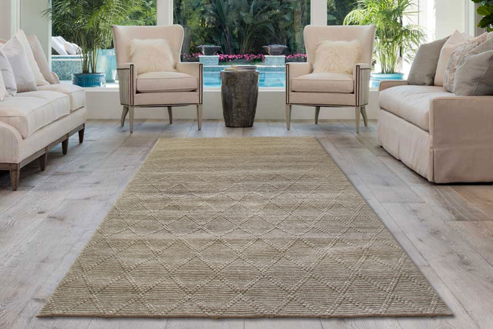 Harper Diamond Hand Woven Rug