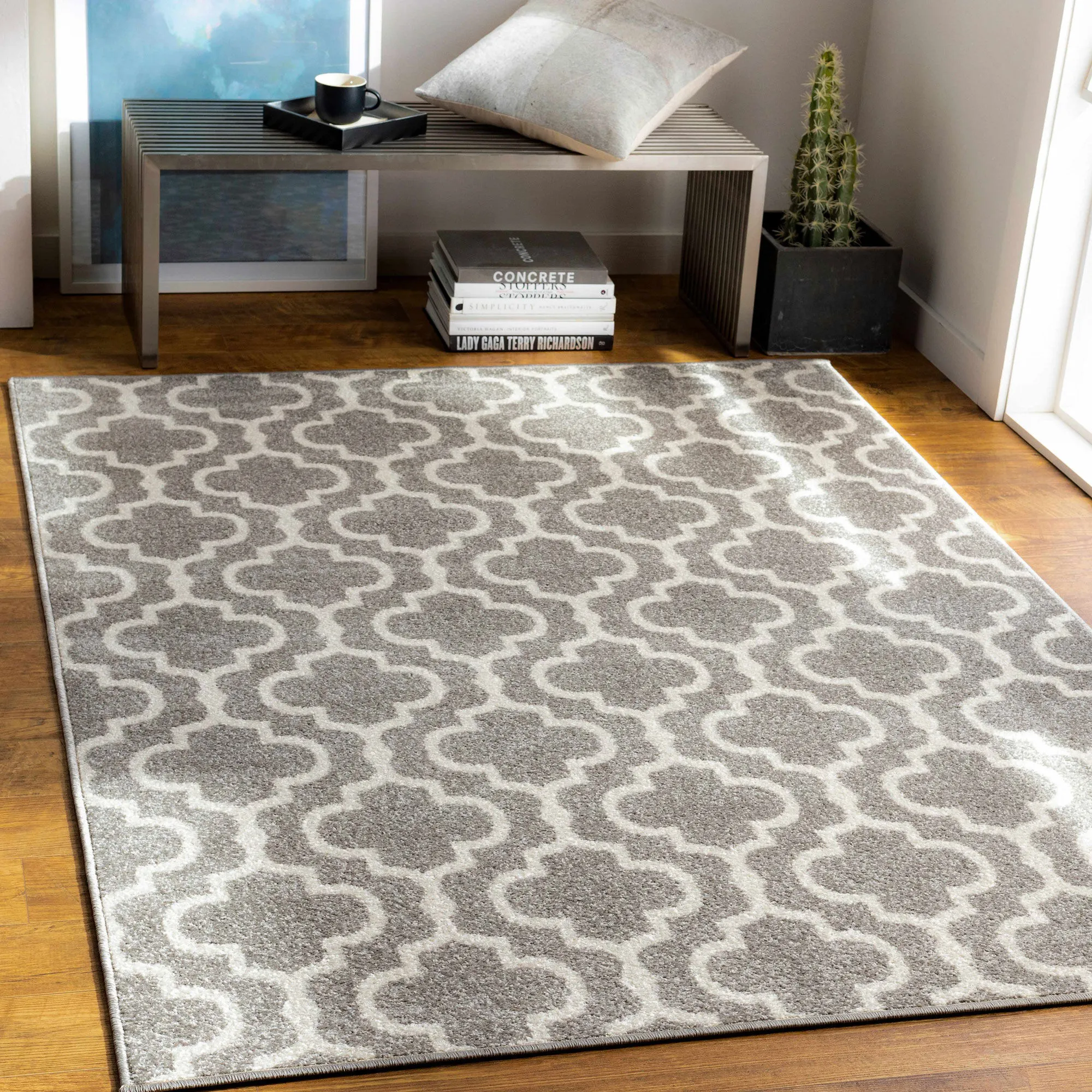 Jack Contemporary Trellis Rug