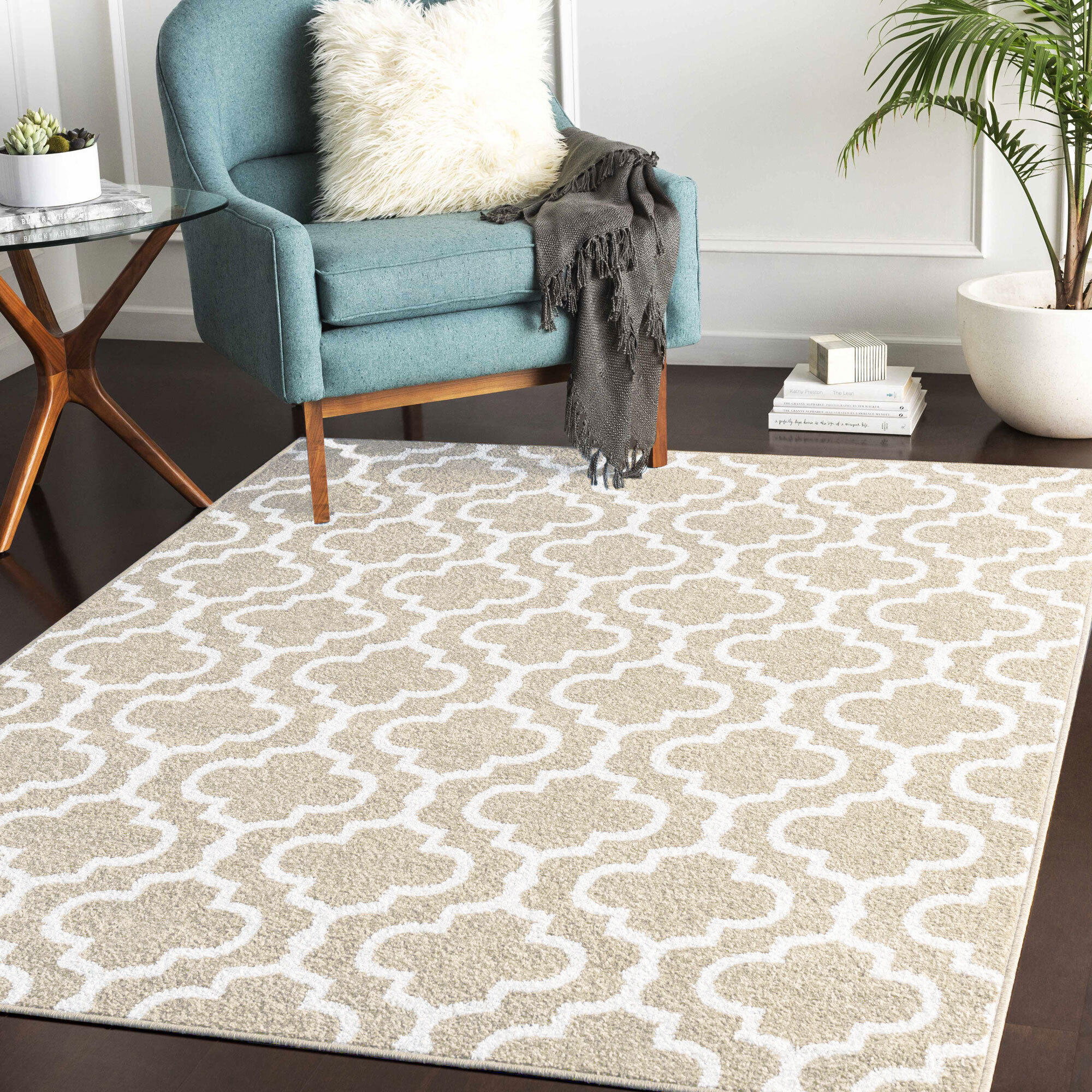 Jack Contemporary Trellis Rug