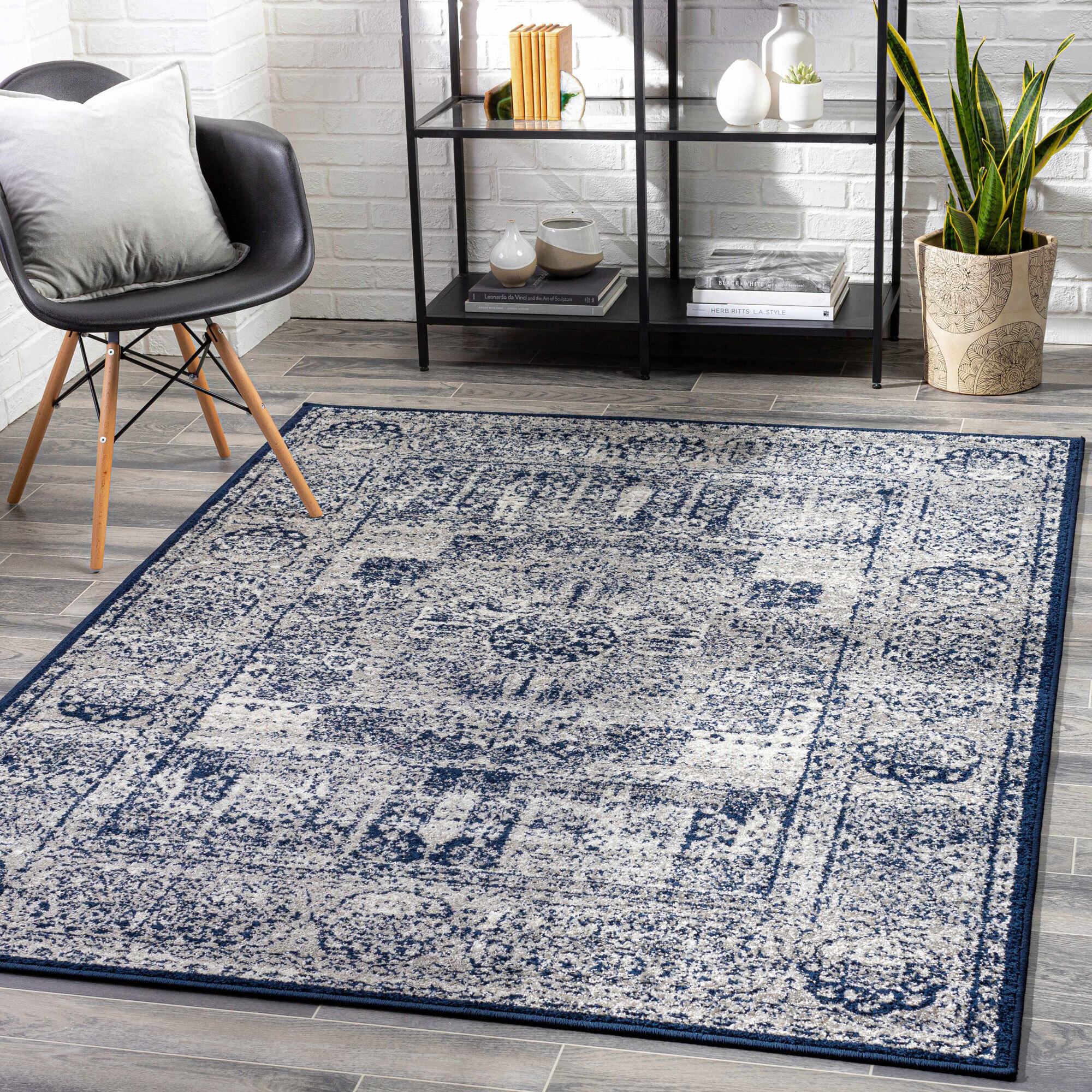 Large View Jack Traditional Medallion Rug