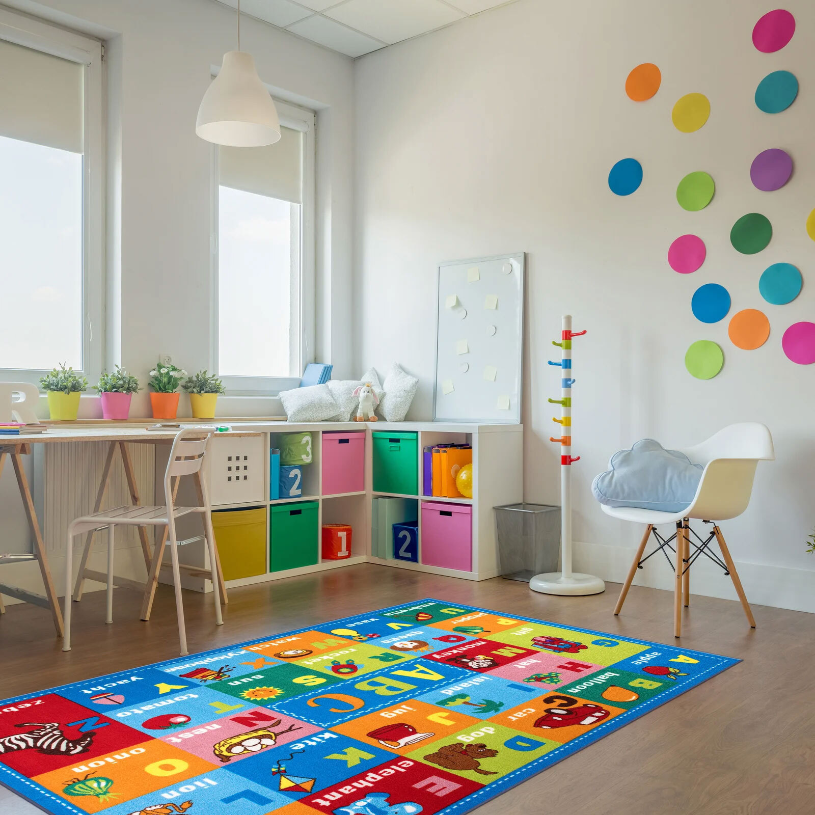 Kids Alphabet Pictures Rug