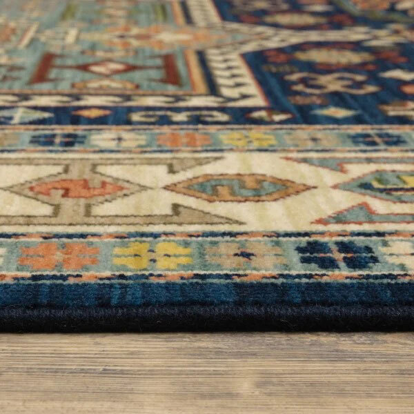 Large View Leah Classic Medallion Wool Rug