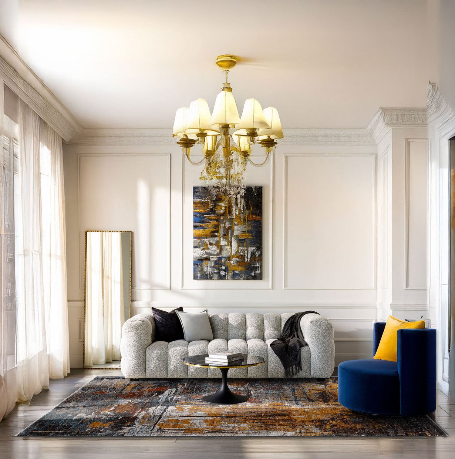 Large View Lukas Modern Abstract Rug