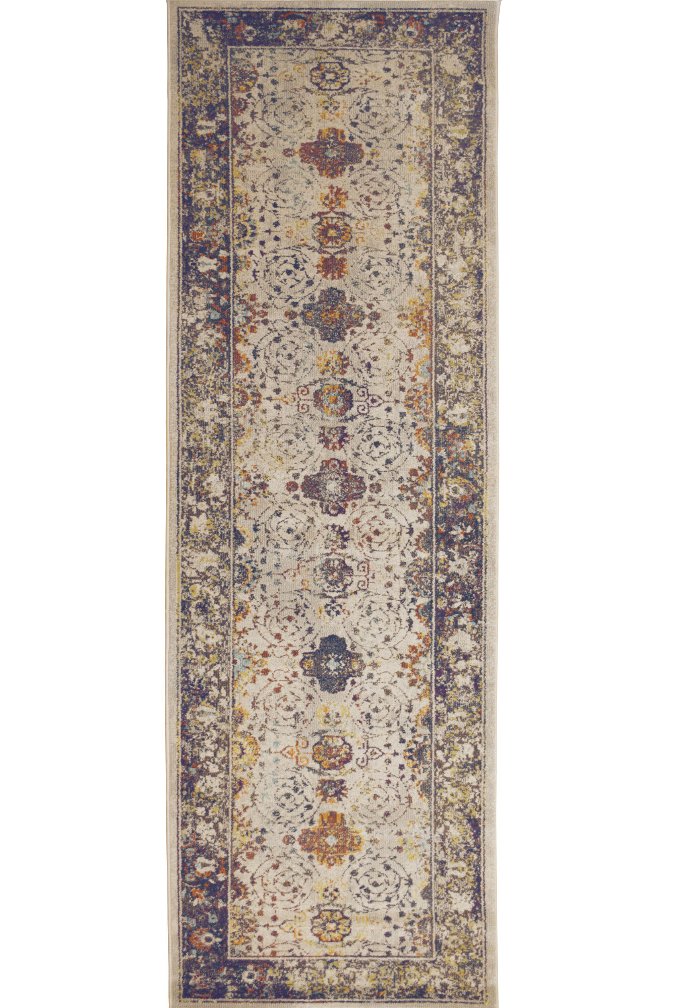 Large View Lester Classic Overdyed Floral Rug